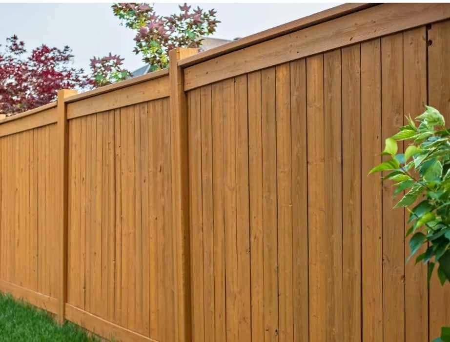 Wood fence
